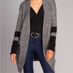 Peyton‎ Jensen Women's Open Front Sweater Cardigan Slouchy Pockets Size Medium